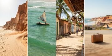 Paredões de 30 metros, praias com mar verde-esmeralda que aparecem em filmes e voo direto: o vilarejo que virou o novo endereço mineiro no Ceará