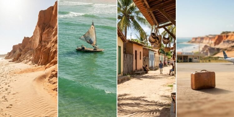 Paredões de 30 metros, praias com mar verde-esmeralda que aparecem em filmes e voo direto: o vilarejo que virou o novo endereço mineiro no Ceará
