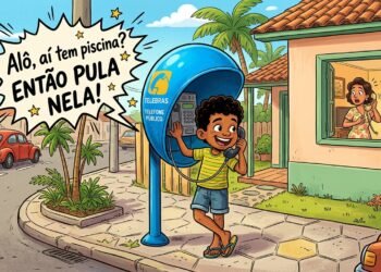 Trote da piscina não fazia sentido nenhum mas era repetido até 15 vezes no mesmo número e fazia uma geração inteira chorar de rir