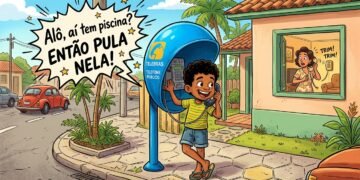 Trote da piscina não fazia sentido nenhum mas era repetido até 15 vezes no mesmo número e fazia uma geração inteira chorar de rir
