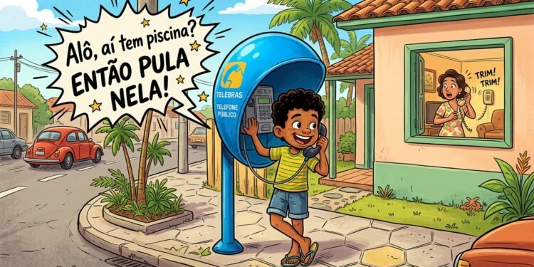 Trote da piscina não fazia sentido nenhum mas era repetido até 15 vezes no mesmo número e fazia uma geração inteira chorar de rir