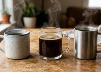 O material da sua xícara pode estar esfriando o café sem você perceber
