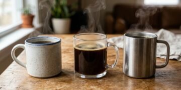 O material da sua xícara pode estar esfriando o café sem você perceber
