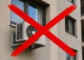 Governo define as regras: multas de 3.000 para quem instalar ar-condicionado na fachada da casa