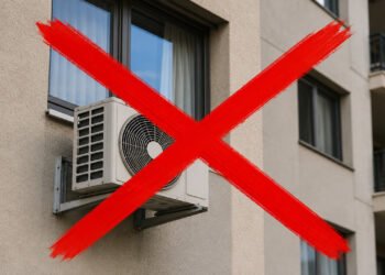 Governo define as regras: multas de 3.000 para quem instalar ar-condicionado na fachada da casa