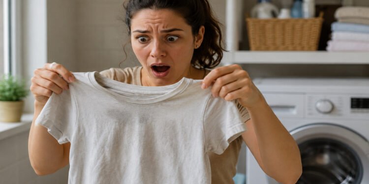 Por que as roupas brancas ficam acinzentadas com o tempo: sabão em excesso, água ou máquina suja?
