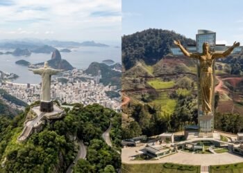 Colômbia constrói Cristo que será maior que o do Rio (Imagem gerada por inteligência artificial)