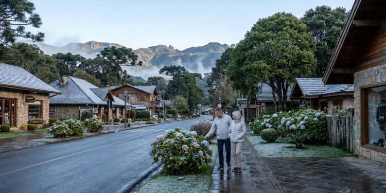 Monte Verde reúne chalés, montanhas e paisagens cobertas por geada //