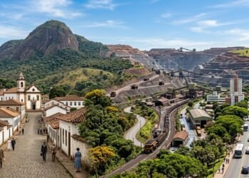 Itabira reúne montanhas, áreas urbanas e memória ligada à mineração //