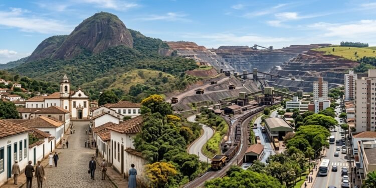 Itabira reúne montanhas, áreas urbanas e memória ligada à mineração //