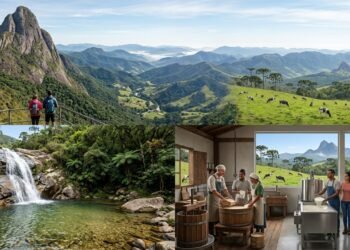 Aiuruoca reúne montanhas, cachoeiras e grandes áreas preservadas //