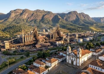 Ouro Branco reúne montanhas, bairros urbanos e atividade industrial // IMAGEM ILUSTRATIVA