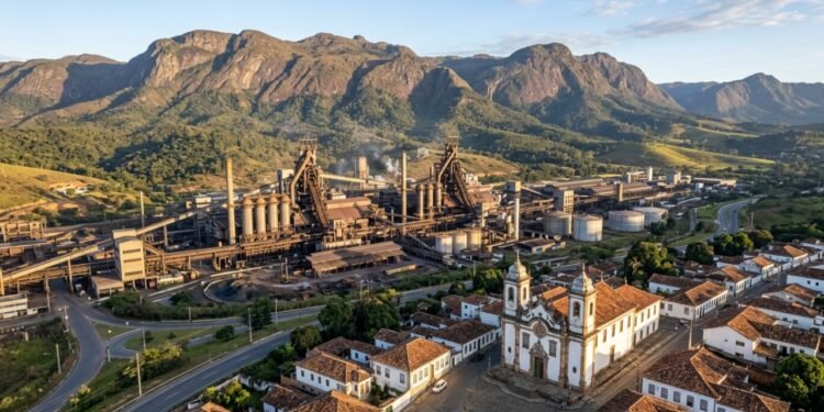 Ouro Branco reúne montanhas, bairros urbanos e atividade industrial // IMAGEM ILUSTRATIVA