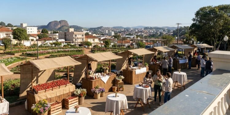 Atibaia Essa cidade é oficialmente a Capital Nacional do Morango por lei federal e tem uma rocha de 600 milhões de anos como cartão-postal
