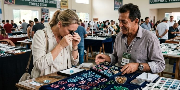 Capital mundial das pedras preciosas: a cidade mineira com 2 mil comerciantes de gemas e compradores que chegam do Oriente Médio e da Ásia