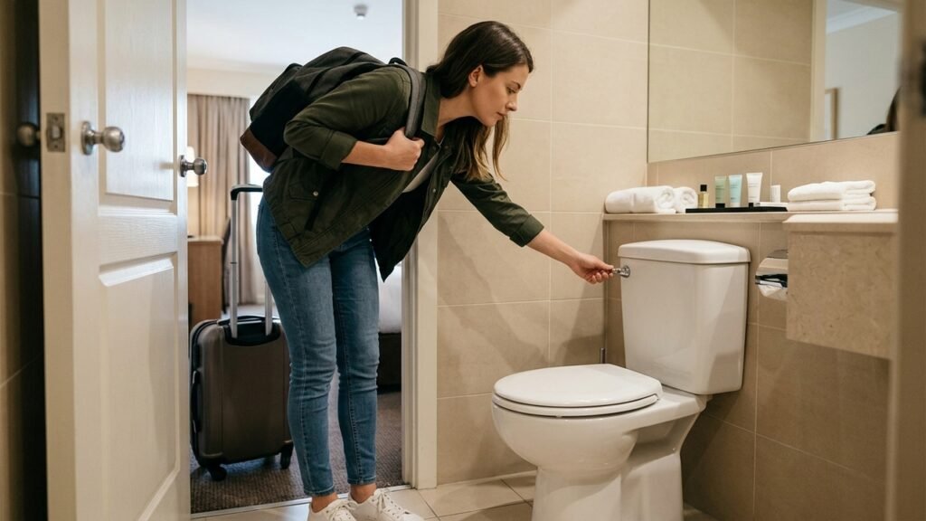 O cuidado mais importante ao chegar em um quarto de hotel