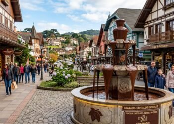 Capital Nacional do Chocolate Artesanal: a cidade serrana onde 19 fábricas transformaram o chocolate em símbolo reconhecido por lei federal e ainda recebe 8 milhões de turistas por ano
