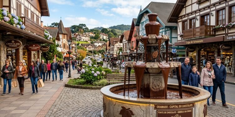 Capital Nacional do Chocolate Artesanal: a cidade serrana onde 19 fábricas transformaram o chocolate em símbolo reconhecido por lei federal e ainda recebe 8 milhões de turistas por ano