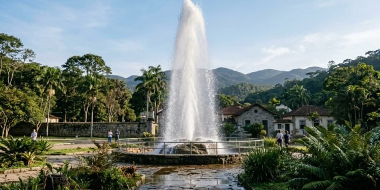12 fontes minerais e o único gêiser natural do Brasil: a cidade da Mantiqueira que a Princesa Isabel visitou em 1868 e virou o 19º melhor lugar para viver no país