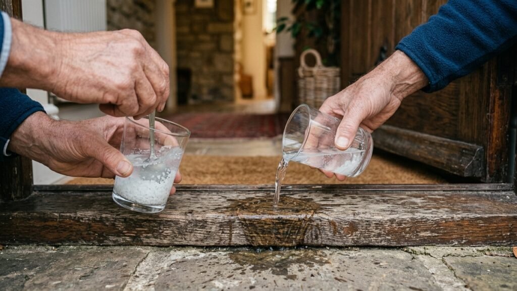O ritual com sal grosso que protege a entrada da sua casa