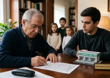 Avô deixa R$ 5 milhões e uma rede de farmácias só para o neto que cuidou dele, e nada para os três filhos: justiça é acionada