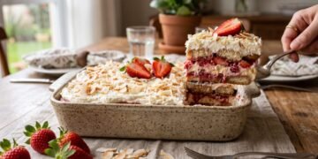 A combinação troca sabores intensos por uma montagem mais fresca e colorida