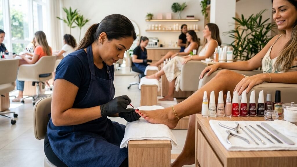 Estas cores de esmalte fazem qualquer pedicure parecer de salão