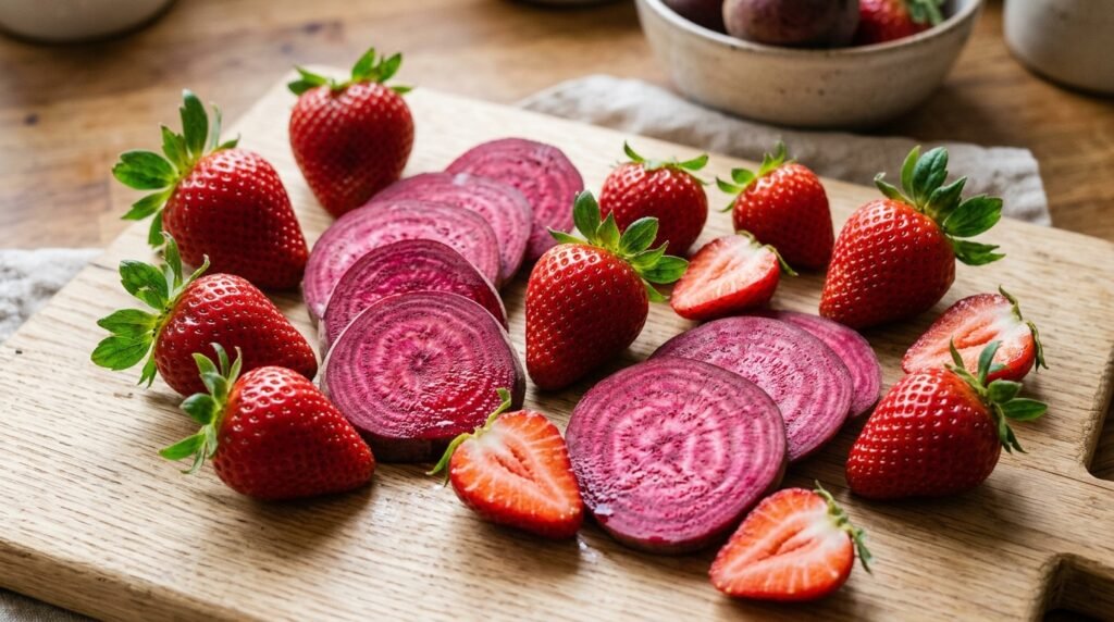 alimentos naturalmente rosados