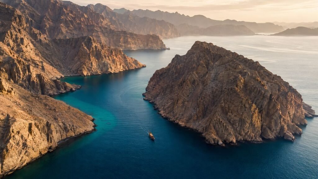 O lado de Omã que quase ninguém mostra guarda montanhas gigantes e paisagens únicas no Estreito de Hormuz