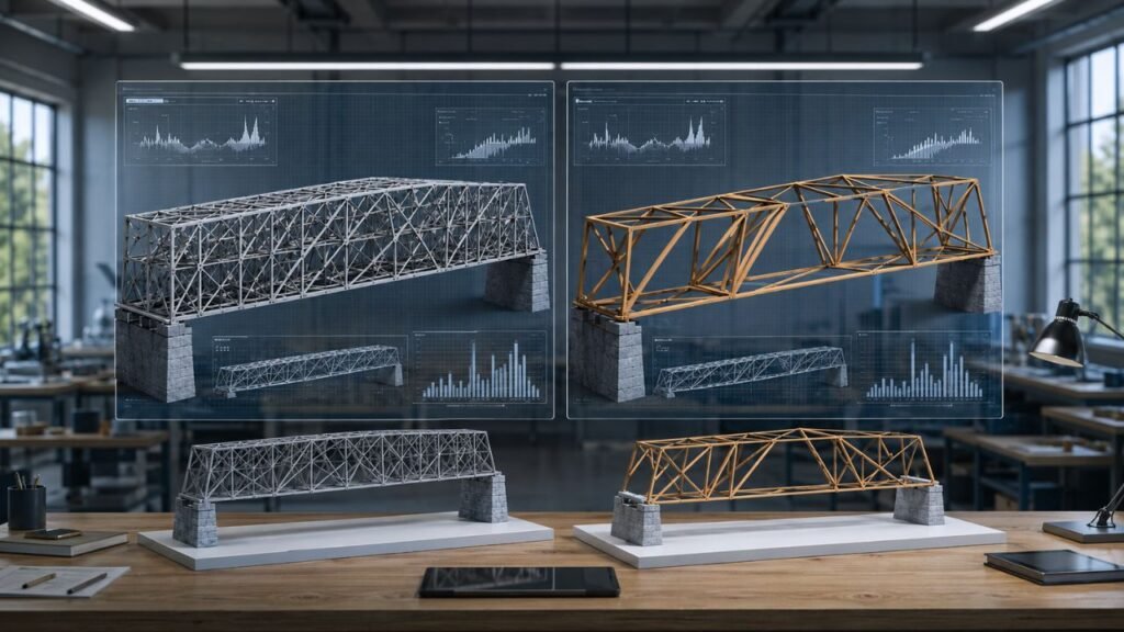 Pesquisadores do MIT desenvolvem ferramenta de IA que pode reduzir em até 90% os materiais necessários para construir pontes e edifícios