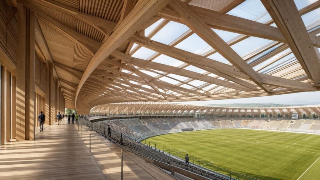 O time de futebol mais ecológico do mundo, o Forest Green Rovers FC, construirá o primeiro estádio de madeira do Reino Unido