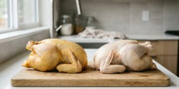 A cor da pele do frango engana mais do que você imagina