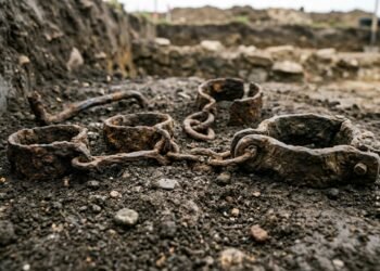 Cinco grilhões de ferro ‘extremamente raros’ descobertos na França revelam o comércio de escravos celta de 2.300 anos atrás