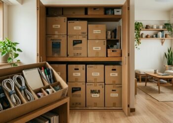 Não jogue fora as caixas de papelão dos eletrodomésticos: a ideia de organização usada em apartamentos pequenos do Japão
