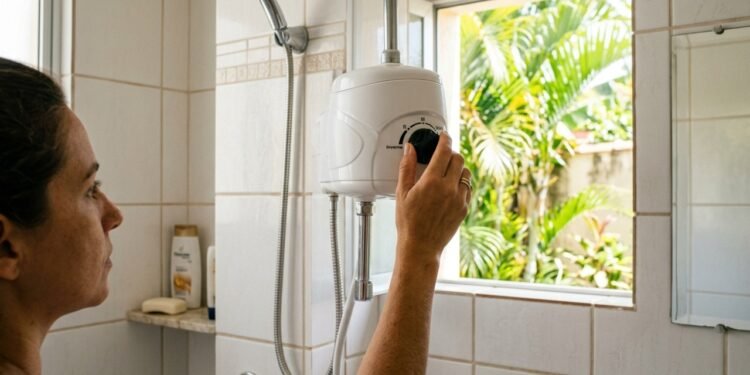 Usar o chuveiro no modo inverno em dias quentes pode aumentar o gasto de energia em cerca de 30%