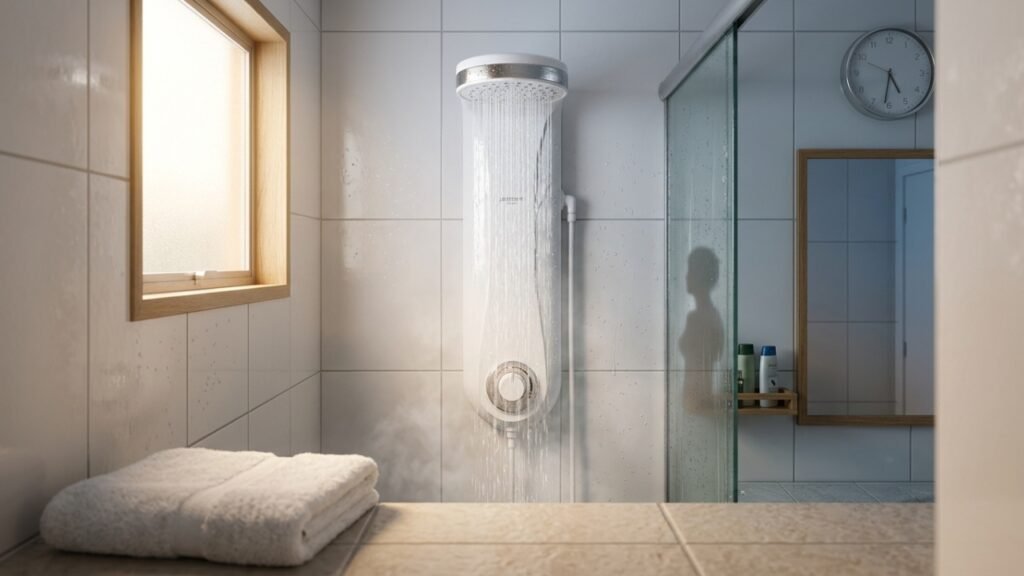 O horário certo para tomar banho no chuveiro elétrico e economizar na conta de luz