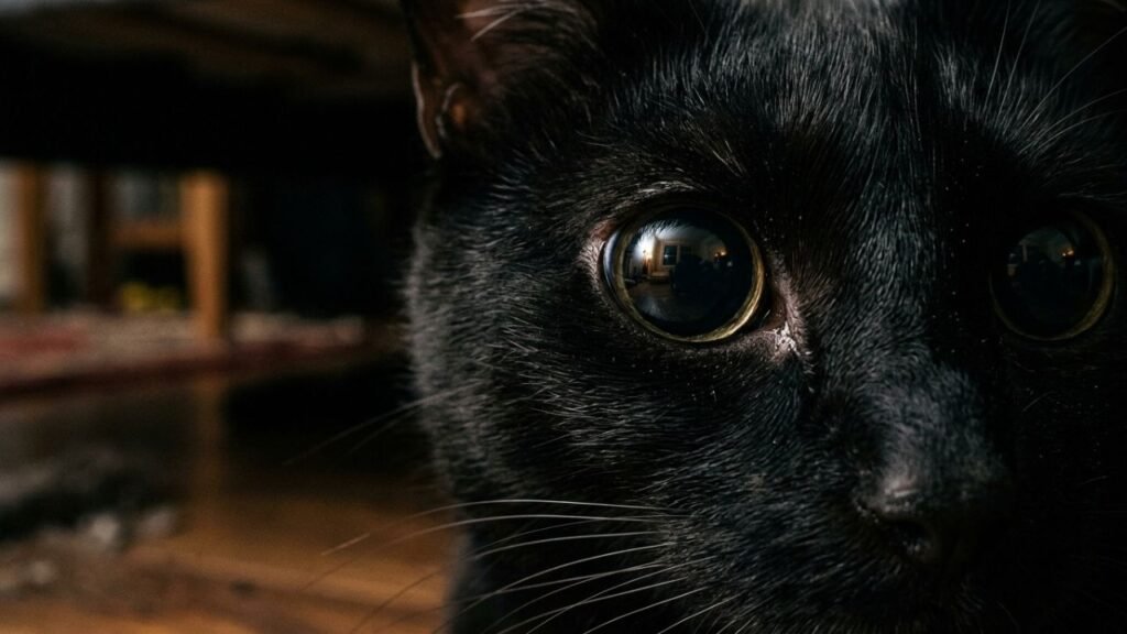 gato com medo