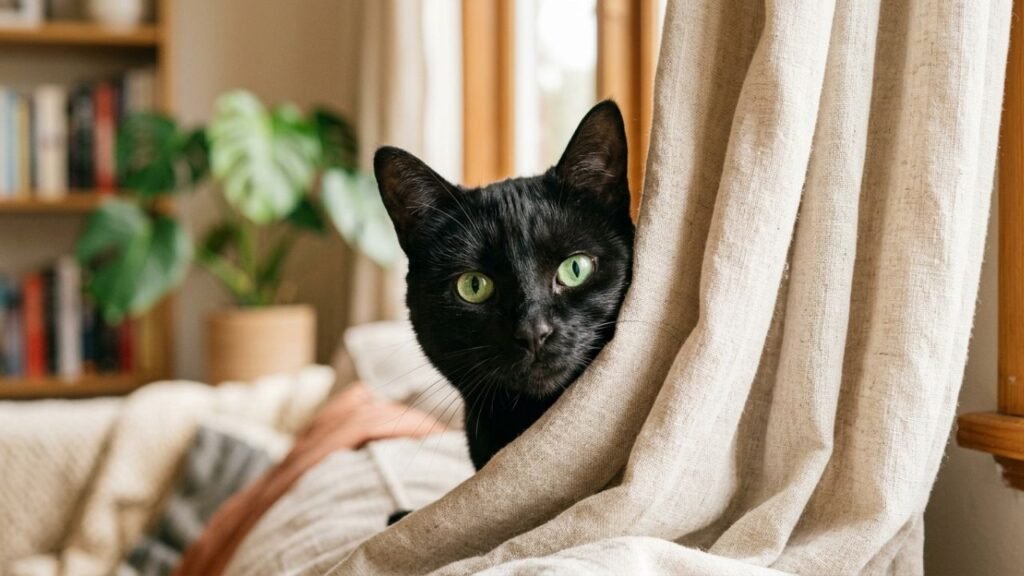 gatos pretos carinhosos