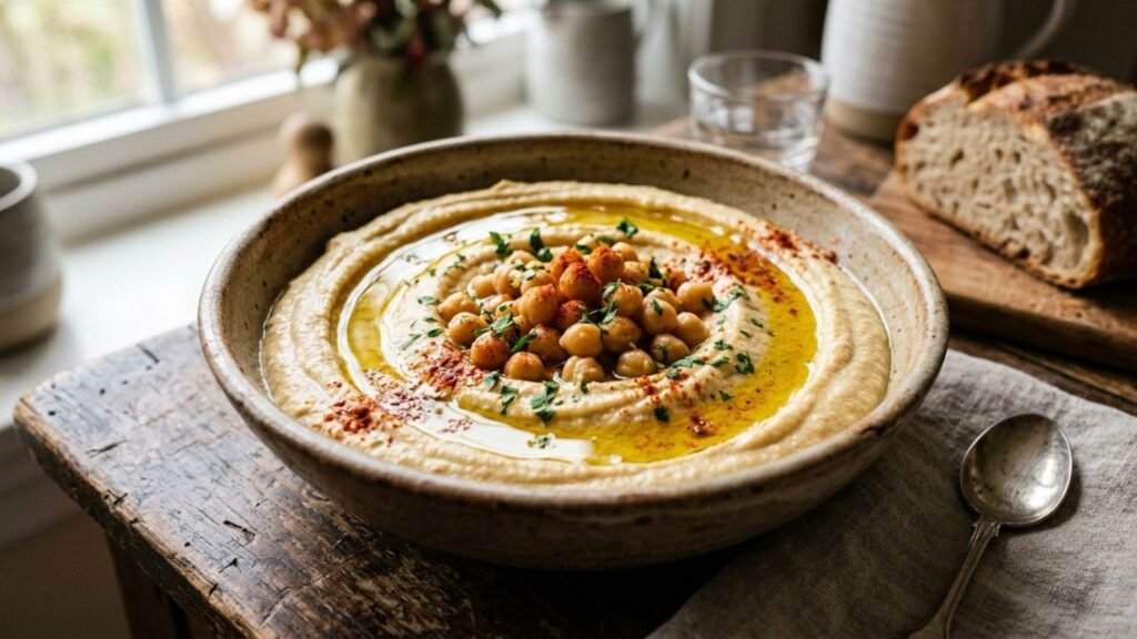 hummus mais cremoso