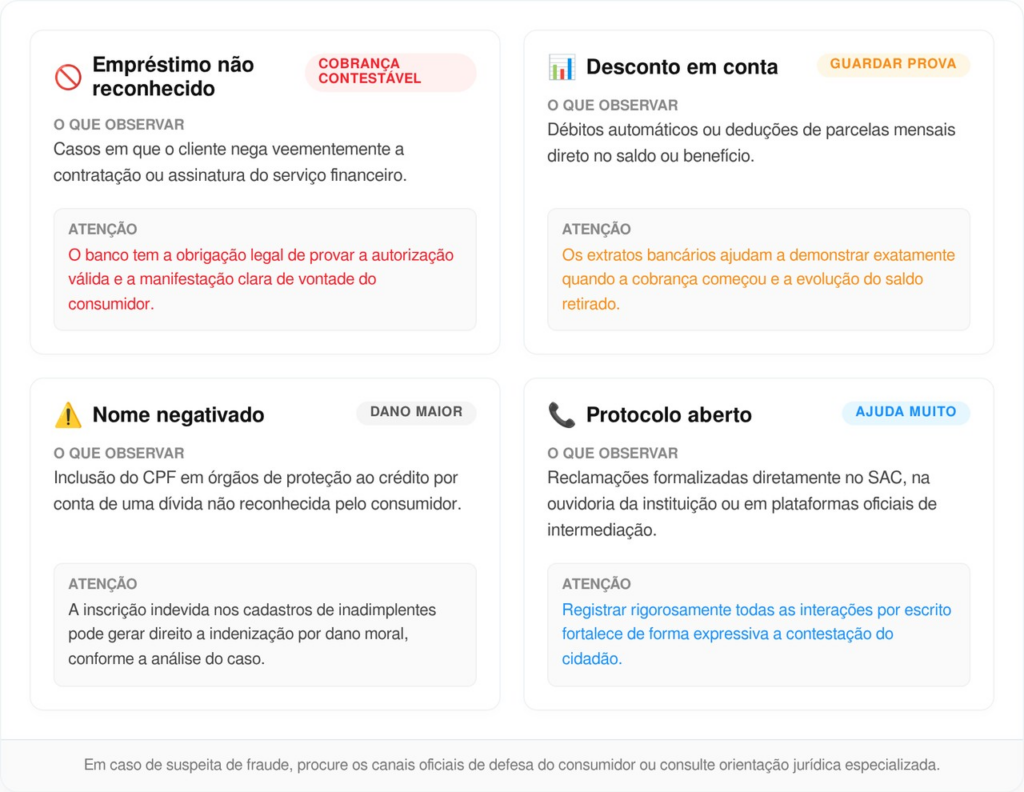 empréstimo não pedido