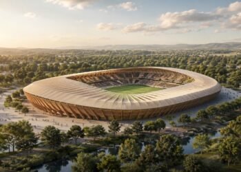 O time de futebol mais ecológico do mundo, o Forest Green Rovers FC, construirá o primeiro estádio de madeira do Reino Unido