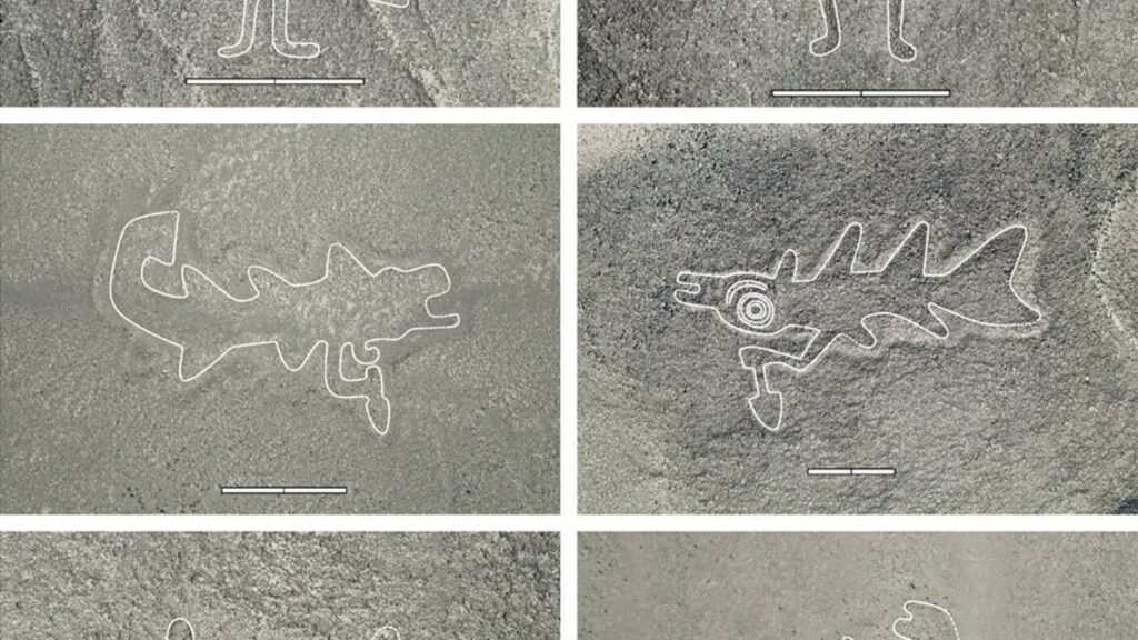 Inteligência artificial encontrou 303 desenhos escondidos no deserto e alguns são mais estranhos do que os famosos animais de Nazca