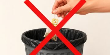 O saquinho de chá que iria para o lixo pode virar um reforço simples para vasos, mudas e canteiros