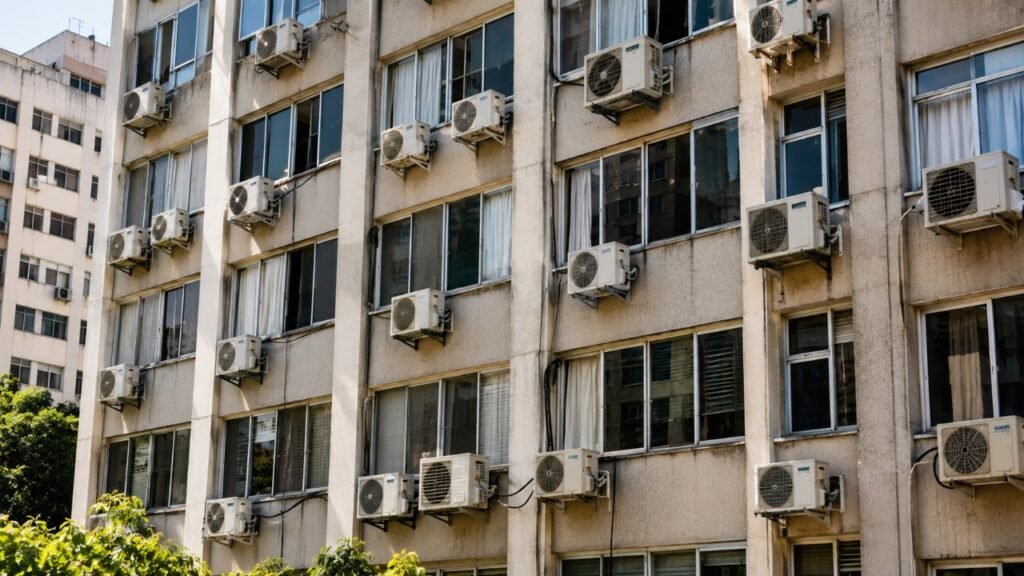 Governo endurece regras e instalação de ar-condicionado na fachada pode gerar multa de até 3 mil
