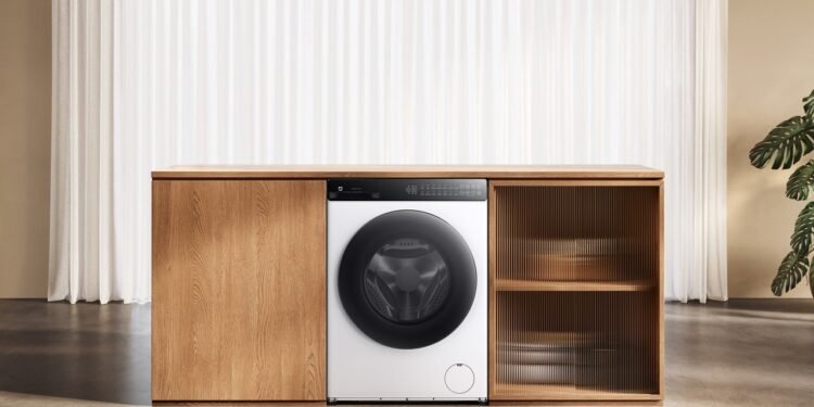 Adeus às máquinas de lavar tradicionais: Xiaomi lança lava e seca ultra-slim com 30 programas, vapor e controle por app