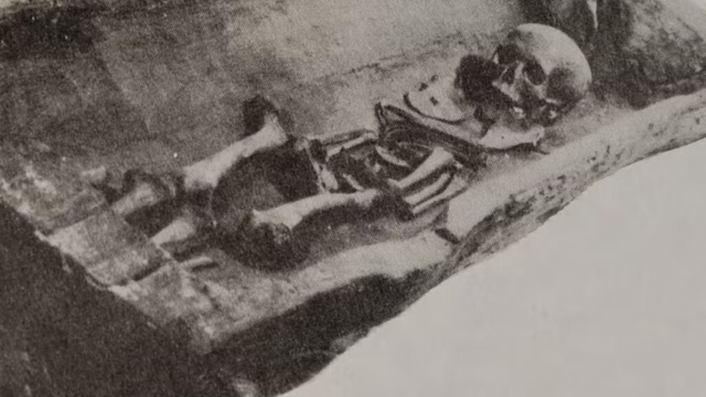 Caixão encontrado após deslizamento revelou jovem da Idade do Ferro cuja dieta fez os ossos parecerem 100 anos mais antigos