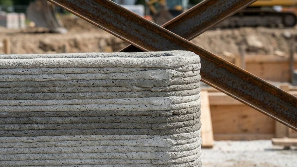 impressão 3D de concreto