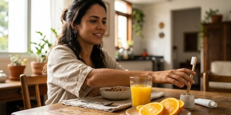 Refrigerantes e frutas cítricas mudam o melhor momento para usar a escova