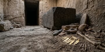 Tumbas com línguas de ouro são descobertas no Egito