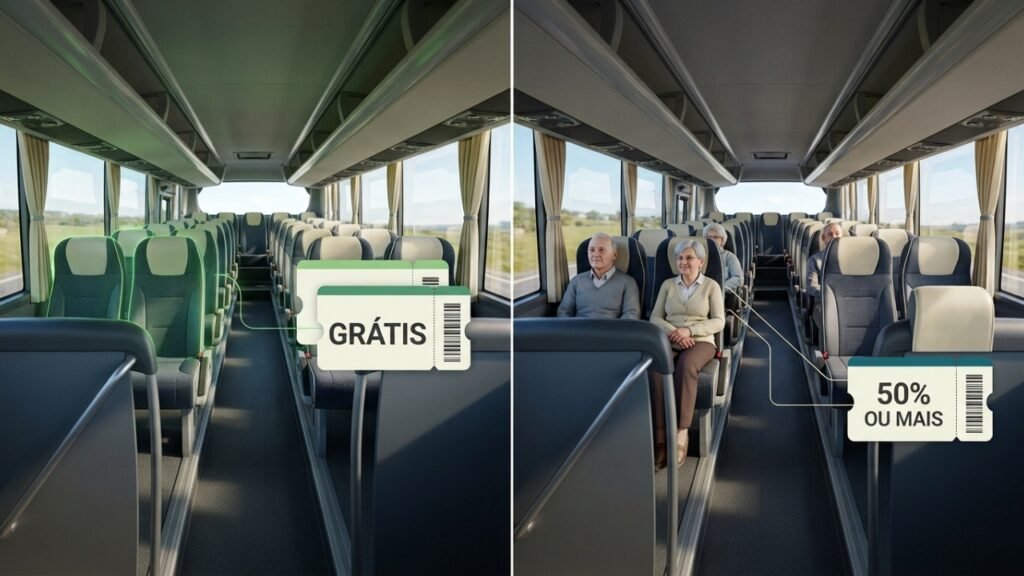 Idosos em 2026 podem emitir carteirinha para viajar de graça e ter desconto nas passagens